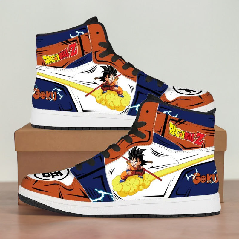 2024 High Top Sneakers Blue Oranges Standify Epic Anime Accessories