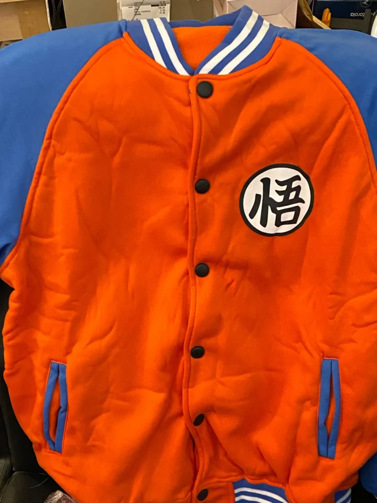 Premium Goku College Varsity Jacket photo review