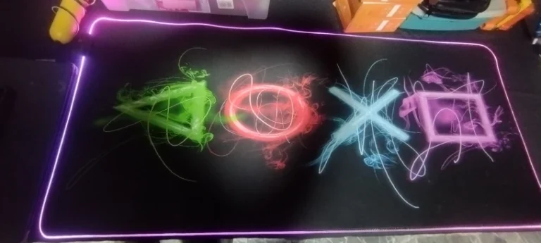 Playstation Premium RGB 3mm Desk Pads - 16 Designs photo review