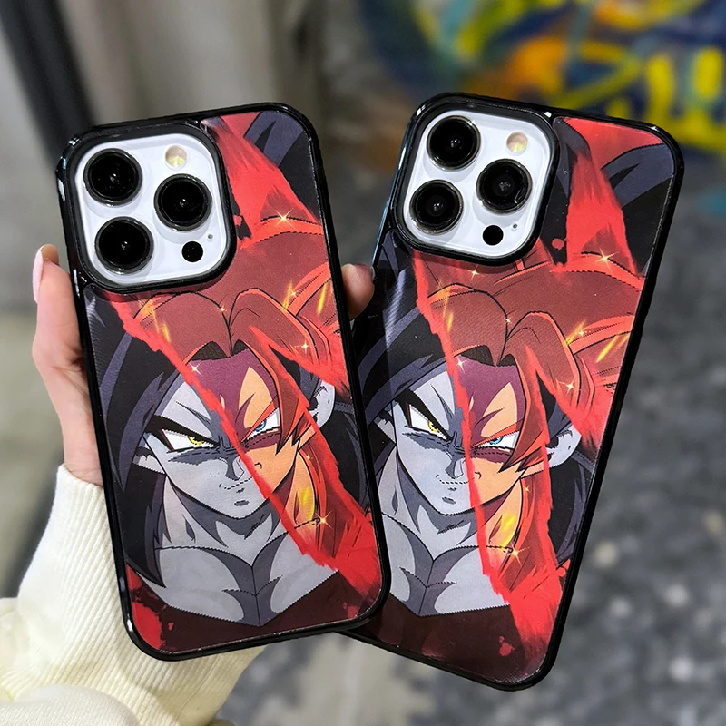 WEB限定カラー Holographic 3D Goku DBZ Magsafe Standify - Case iPhone iPhoneアクセサリー