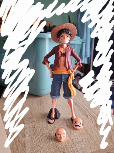 One Piece 28cm Luffy Action Figure – Face Changing photo review