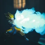 DBZ Magnetic Goku Kamehameha Desk Lamp with Inbuilt Battery photo review