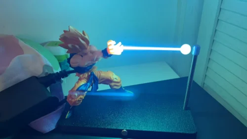 DBZ Magnetic Goku Kamehameha Desk Lamp with Inbuilt Battery photo review