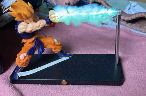 DBZ Magnetic Goku Kamehameha Desk Lamp with Inbuilt Battery photo review