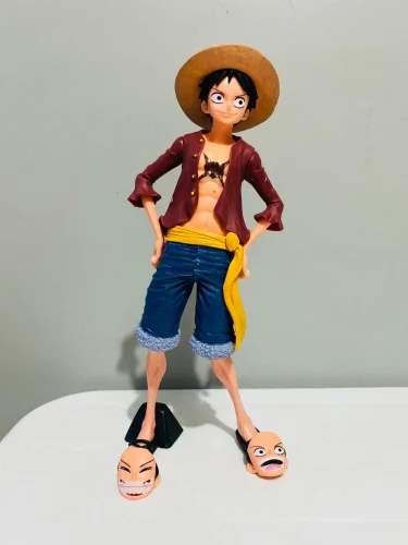 One Piece 28cm Luffy Akciófigura - Arcváltó fotó értékelés
