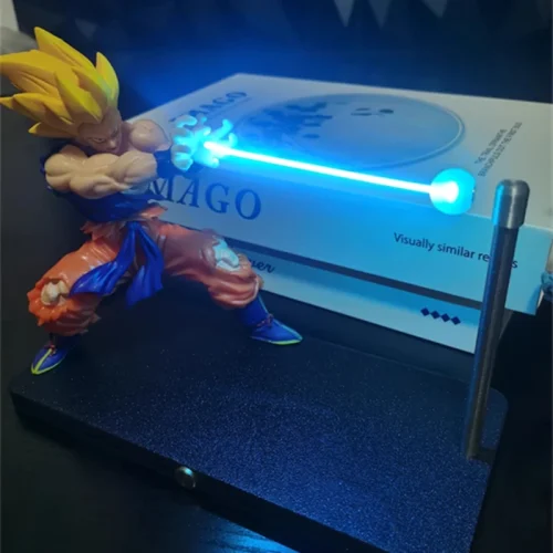 DBZ Magnetic Goku Kamehameha Desk Lamp with Inbuilt Battery photo review