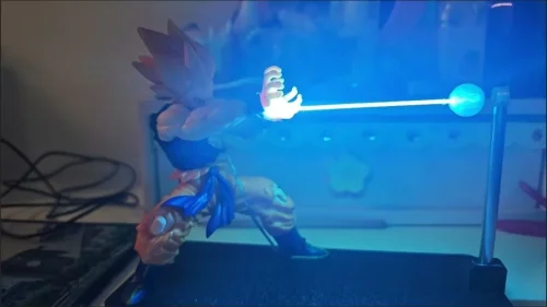 DBZ Magnetic Goku Kamehameha Desk Lamp with Inbuilt Battery photo review